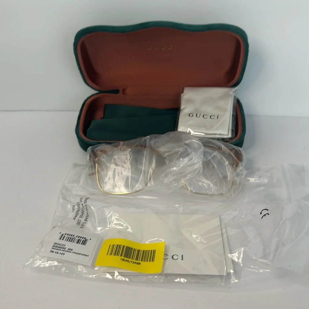 💯- Authentic New GUCCI Men's Opticals GG0605O-30008100-010